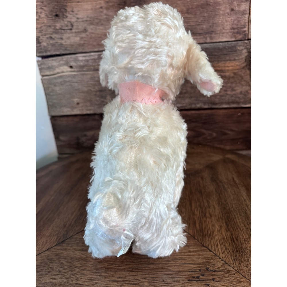 Vintage 1950s Gund J Swedlin Rubber Face Lamb Plush Sheep White Kitsch Tagged - Picture 6 of 11